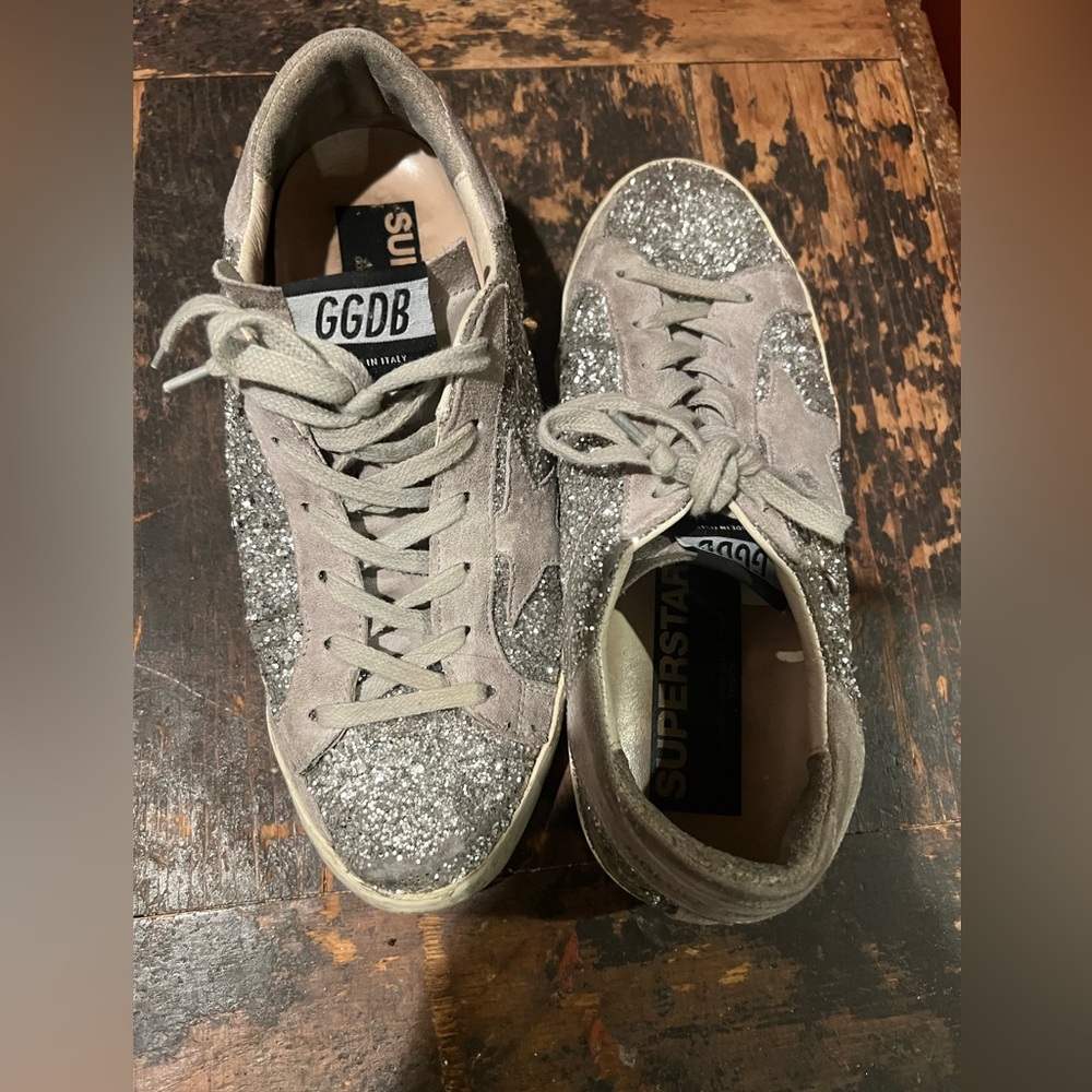 Golden Goose glitter sneakers